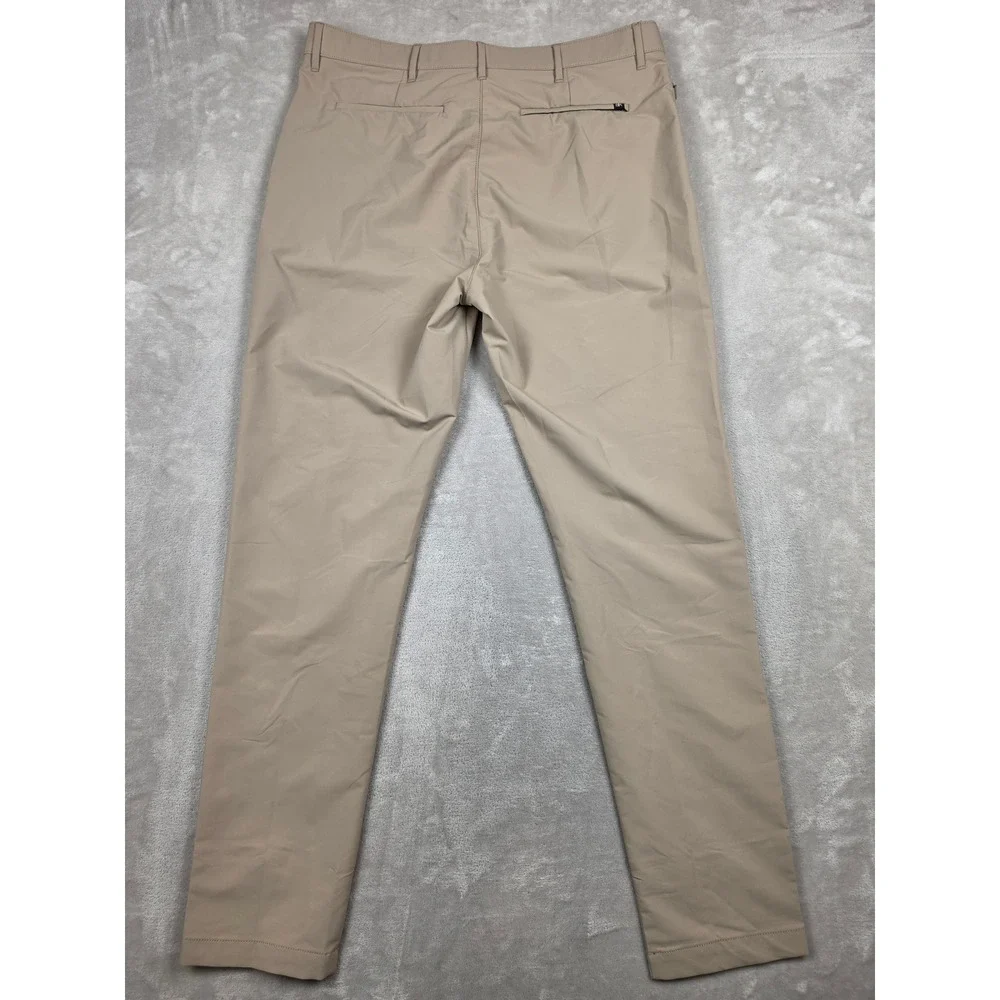 Banana Republic Pants Mens 38x34 Khaki Polyester Performance Chino *Read